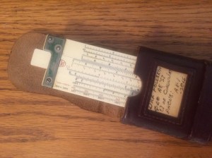 slide rule - 1
